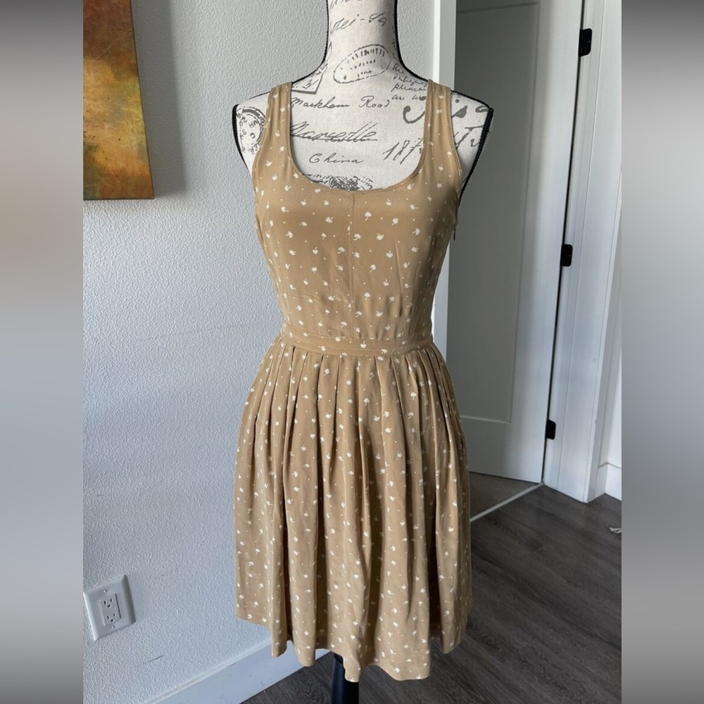 Club Monaco Tan Midi Summer Dress